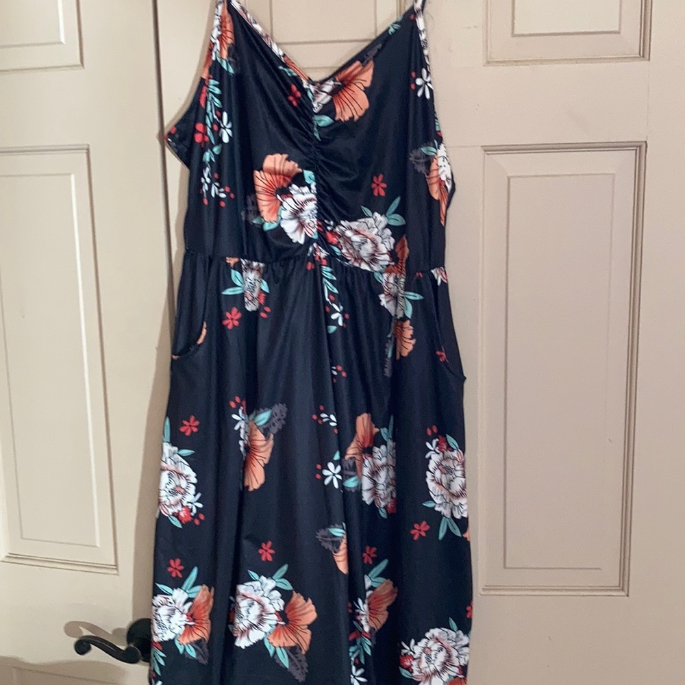 Japanese style floral dress